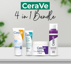CeraVe 4-in-1 Glow Essentials Kit – Cleanse, Protect, Repair & Radiate