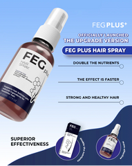FEG Plus Hair Growth Serum – Boost Hair & Beard Growth in 2 Weeks